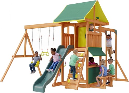Solid wood outdoor playground - solid,
